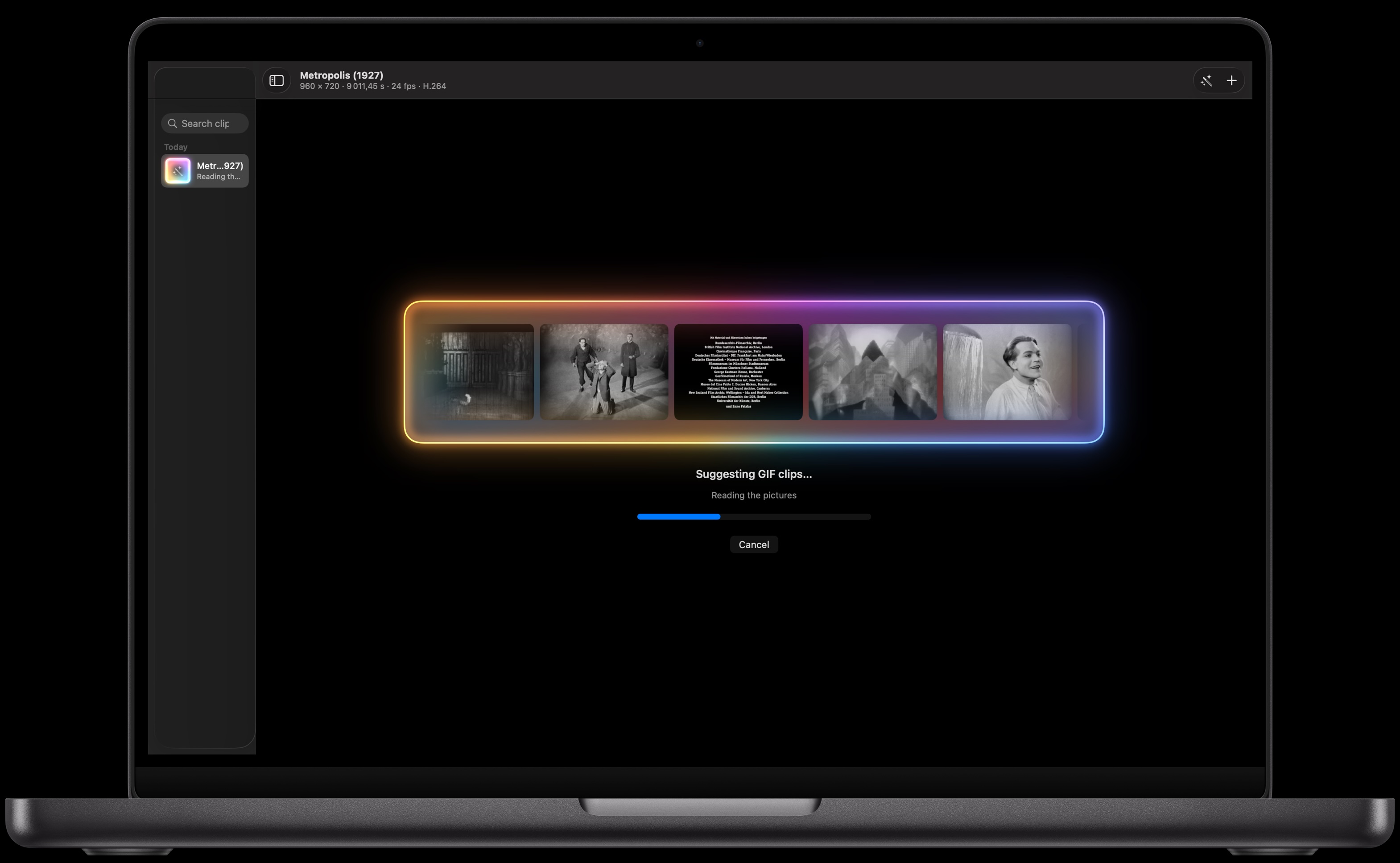 Sélection automatique des meilleurs moments avec Apple Intelligence dans heypster Studio